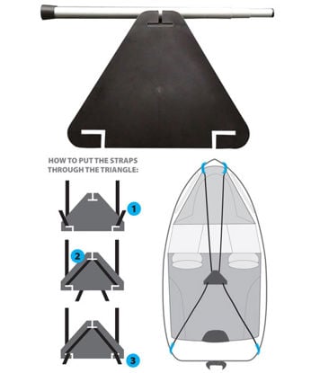 Picture of Boat Cover Support System - Fits Boats up to 27 feet in length