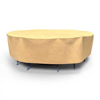 Picture of All-Seasons Round Patio Table & Chairs Combo Cover - Large