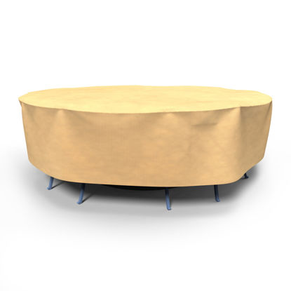 Picture of All-Seasons Round Patio Table & Chairs Combo Cover - Extra Large