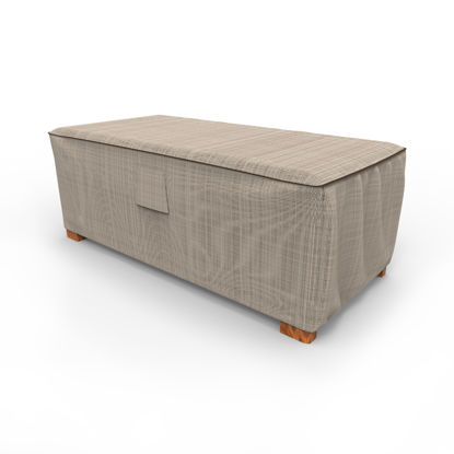 Picture of English Garden Slim Patio Ottoman Cover - Medium