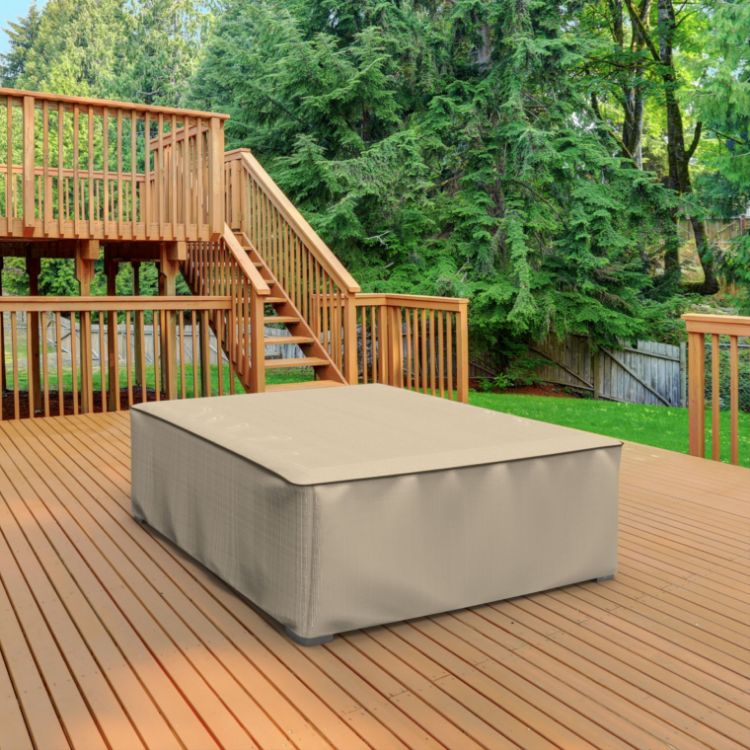 Picture of StormBlock™ Mojave Square Patio Table / Ottoman Cover - Extra Large