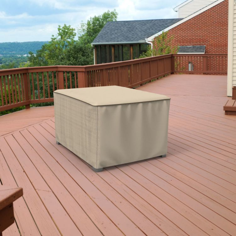Picture of StormBlock™ Mojave Square Patio Table / Ottoman Cover - Small