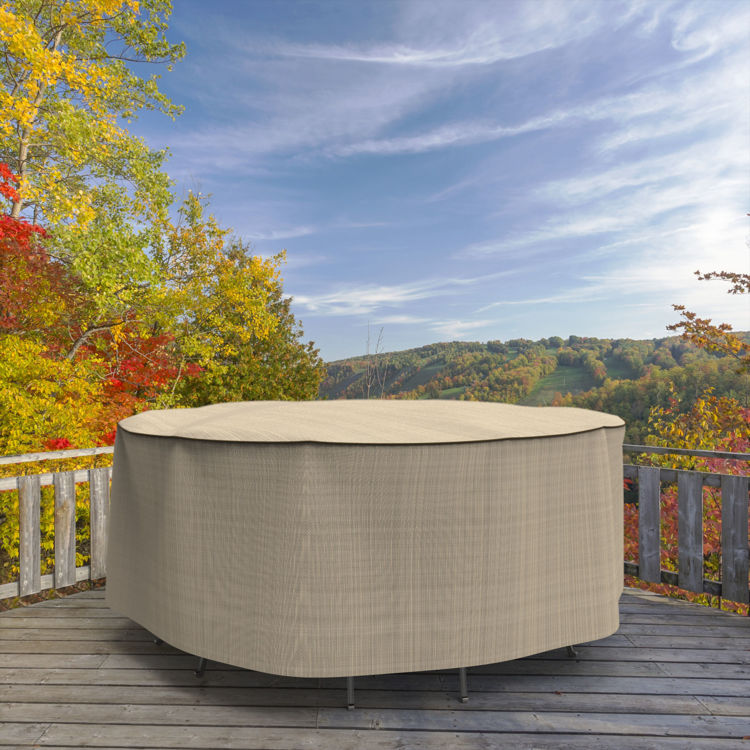 Picture of StormBlock™ Mojave Round Patio Table & Chairs Combo Cover - Small
