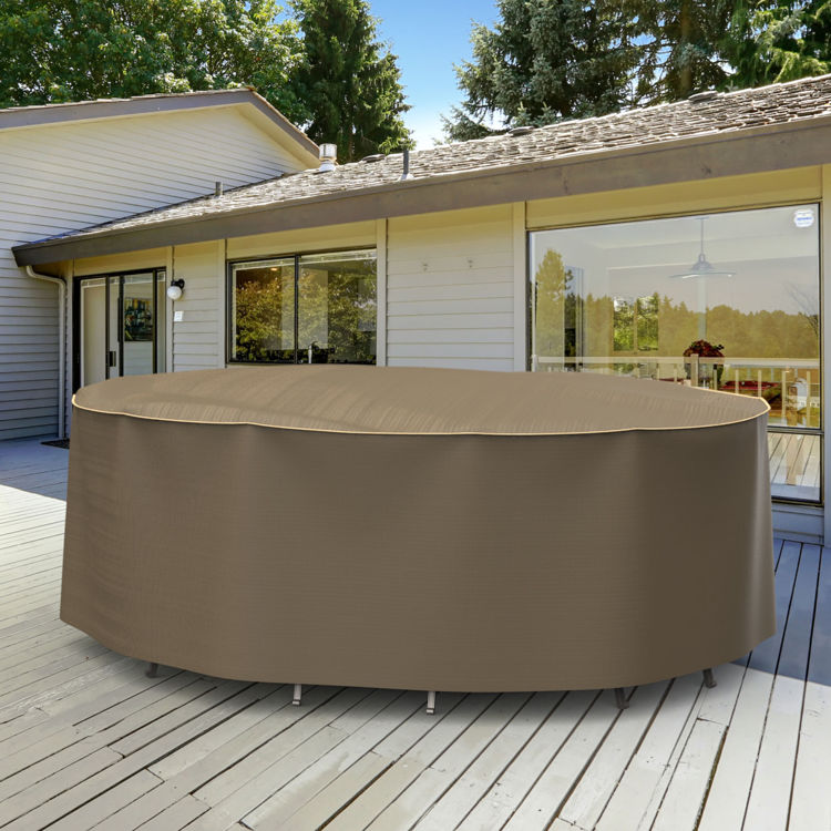 Picture of StormBlock™ Hillside Oval Patio Table & Chairs Combo Cover - Extra Large