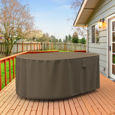 Picture of StormBlock™ Hillside Oval Patio Table Cover - Medium