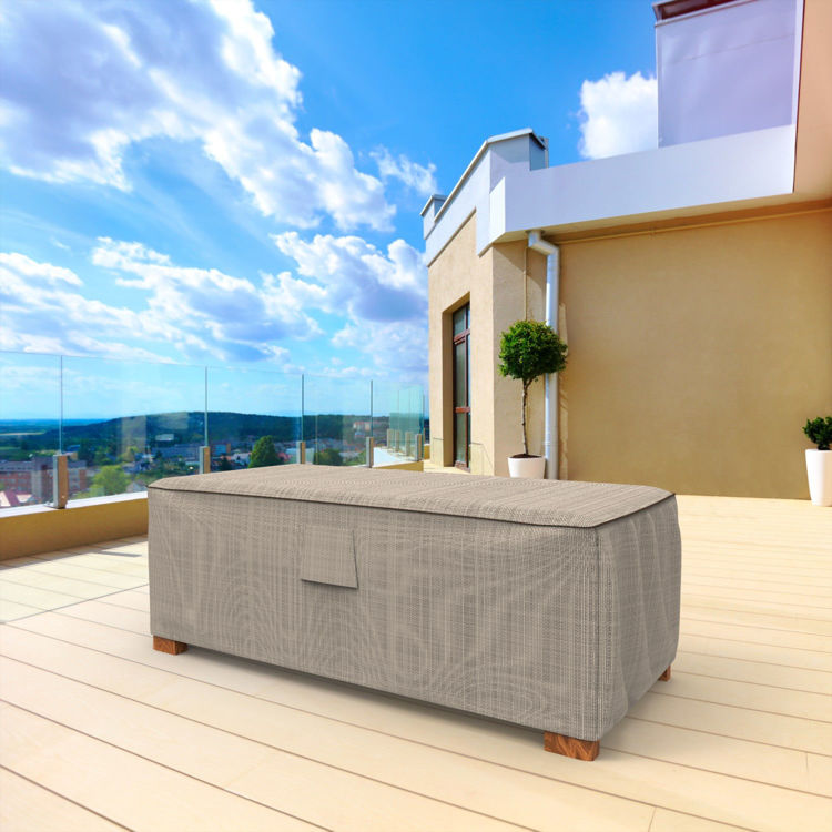 Picture of English Garden Patio Ottoman / Coffee Table Cover - Medium