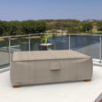 Picture of English Garden Slim Patio Ottoman Cover