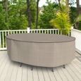 Picture of English Garden Oval Patio Table and Chairs Combo Cover - Large