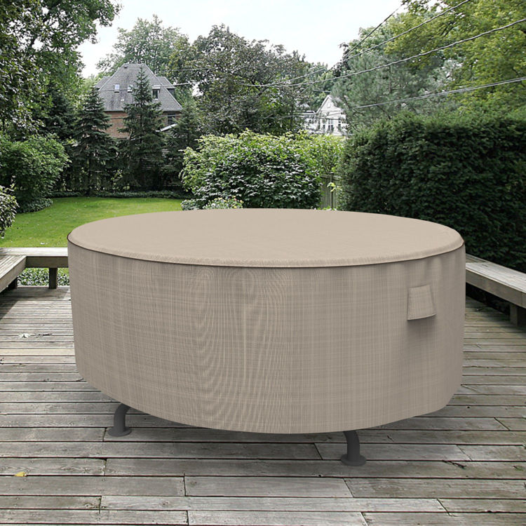 Picture of English Garden Round Patio Table Cover - Large