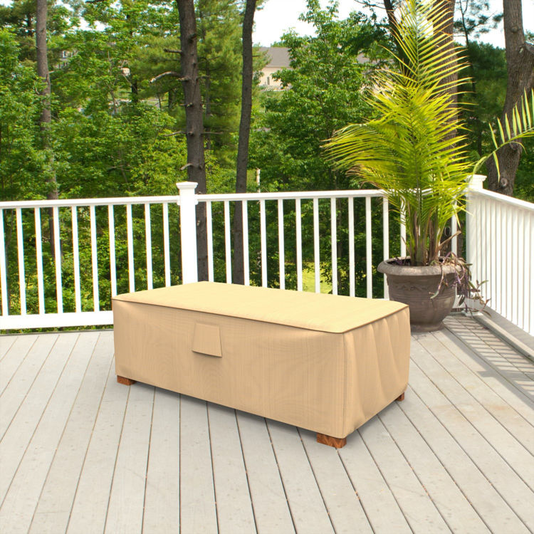 Picture of Sedona Patio Ottoman / Coffee Table Cover - Medium