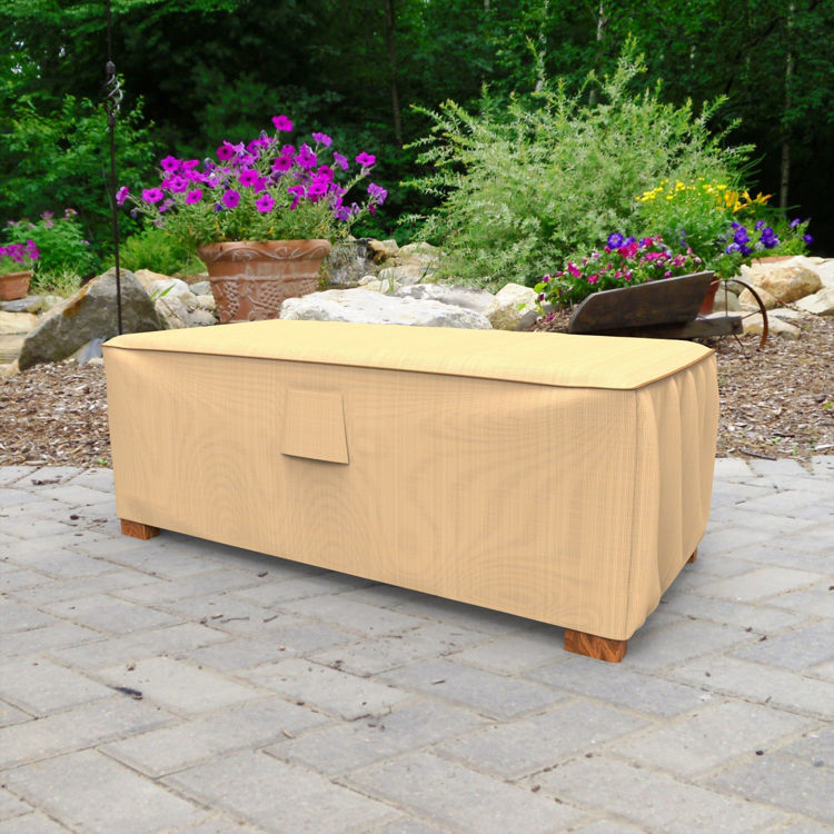 Picture of Sedona Slim Patio Ottoman Cover - Large