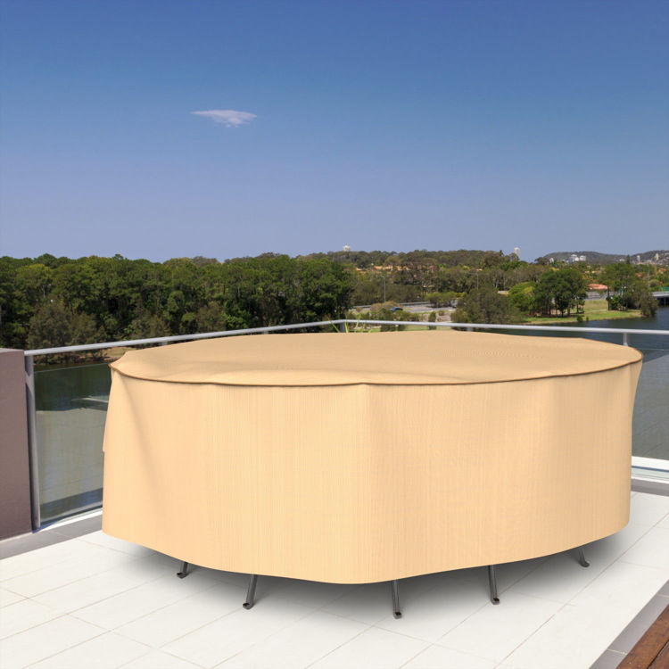 Picture of Sedona Oval Patio Table & Chairs Combo Cover - Small