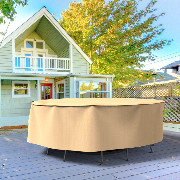 Picture of Sedona Oval Patio Table & Chairs Combo Cover - Medium