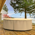 Picture of Sedona Oval Patio Table & Chairs Combo Cover - Extra Large
