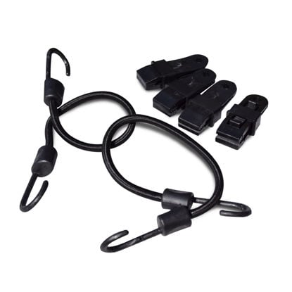 Picture of Complete 12" Gust Guard Kit - 2 Bungee's & 4 Clips