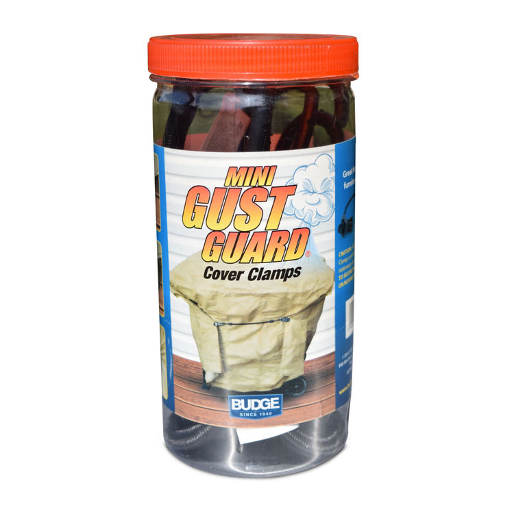 Picture of Complete 12" Gust Guard Kit - 2 Bungee's & 4 Clips