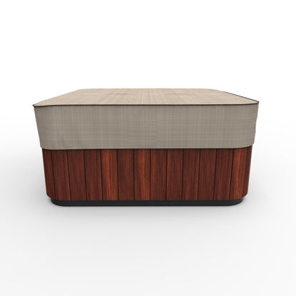 Picture of English Garden Square Hot Tub Cover