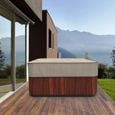 Picture of English Garden Square Hot Tub Cover