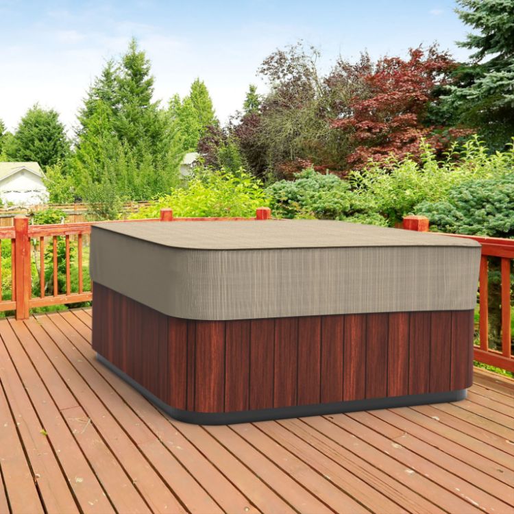 Picture of StormBlock™ Mojave Square Hot Tub Cover -  Medium