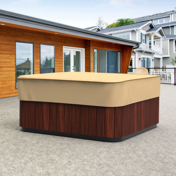 Picture of StormBlock™ Savanna Square Hot Tub Cover - Medium