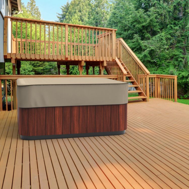 Picture of StormBlock™ Mojave Square Hot Tub Cover -  Large