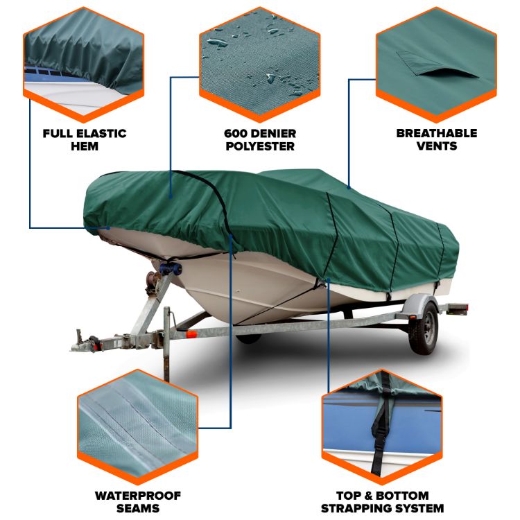 Picture of American Flagship Premier Boat Cover