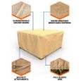 Picture of All-Seasons Square Patio Table / Ottoman Cover - Medium