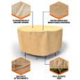 Picture of All-Seasons Patio Bar Table & Chair Combo Cover - Large