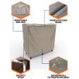 Picture of English Garden Log Rack Cover - Medium