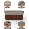 Picture of English Garden Square Hot Tub Cover