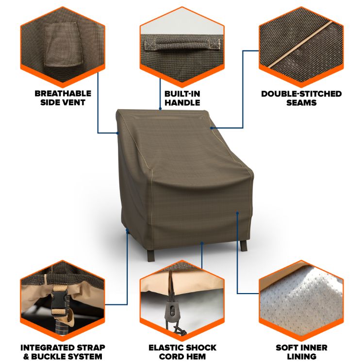 Picture of StormBlock™ Hillside Patio Chair Cover - Extra Large