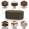 Picture of StormBlock™ Hillside Oval Patio Table Cover