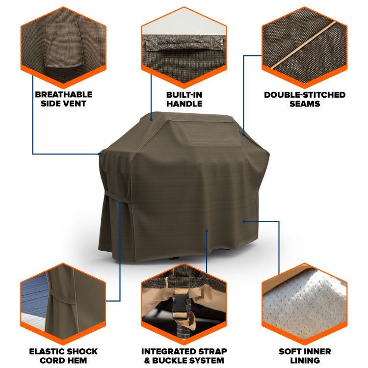 Picture of StormBlock™ Hillside Waterproof BBQ Grill Cover - Small