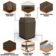 Picture of StormBlock™ Hillside AC Cover - Square