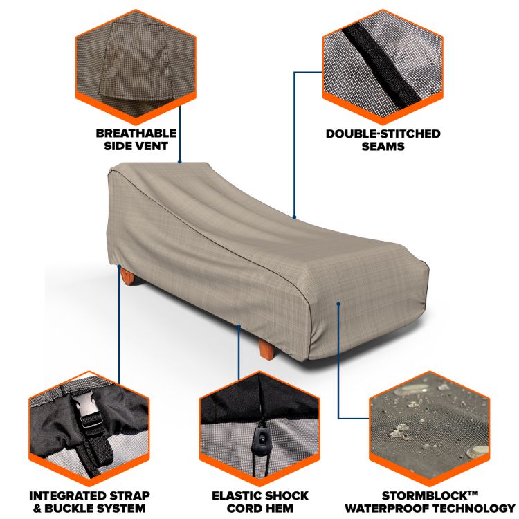 Picture of StormBlock™ Mojave Patio Chaise Cover