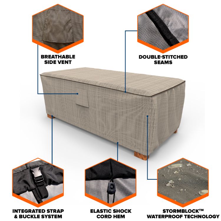 Picture of StormBlock™ Mojave Patio Ottoman Cover