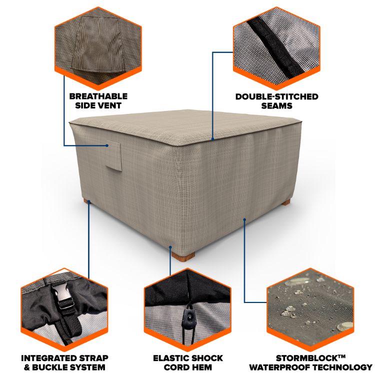 Picture of StormBlock™ Mojave Square Patio Table Cover - Medium