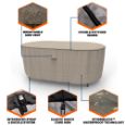 Picture of StormBlock™ Mojave Oval Patio Table Cover - Medium