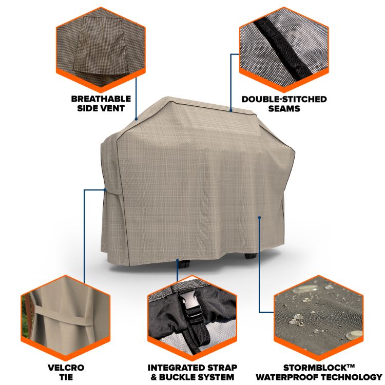 Picture of StormBlock™ Mojave Waterproof BBQ Grill Cover - Large