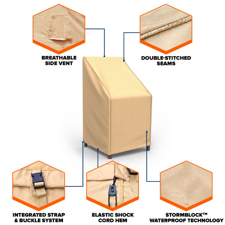 Picture of StormBlock™ Savanna Stackable Chair/Barstool Cover