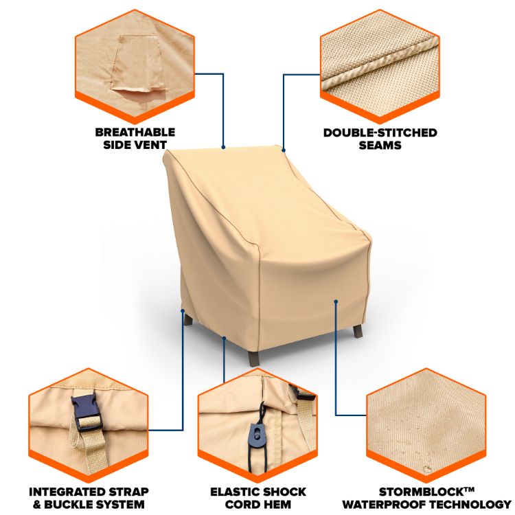 Picture of StormBlock™ Savanna Patio Chair Cover