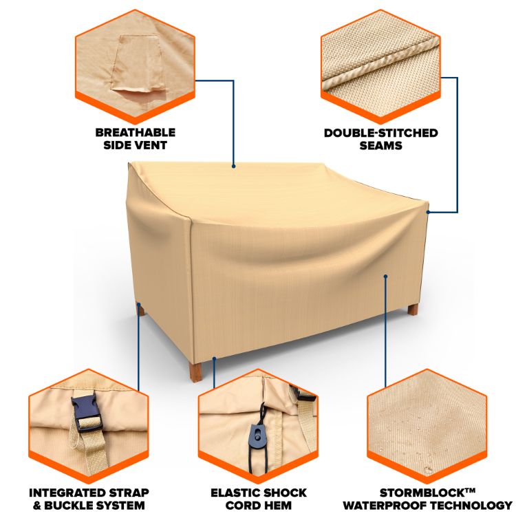 Picture of StormBlock™ Savanna Loveseat Cover - Medium