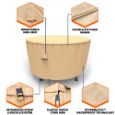 Picture of StormBlock™ Savanna Round Patio Table Cover - Large