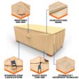 Picture of StormBlock™ Savanna Patio Ottoman Cover