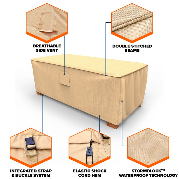 Picture of StormBlock™ Savanna Patio Ottoman Cover
