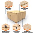 Picture of StormBlock™ Savanna Square Patio Table Cover - Medium