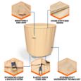 Picture of StormBlock™ Savanna Patio Bar Table Cover