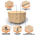 Picture of StormBlock™ Savanna Patio Bar Table & Chair Combo Cover