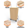 Picture of StormBlock™ Savanna Waterproof Square Smoker Grill Cover