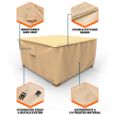 Picture of Sedona Square Patio Table / Ottoman Cover - Medium